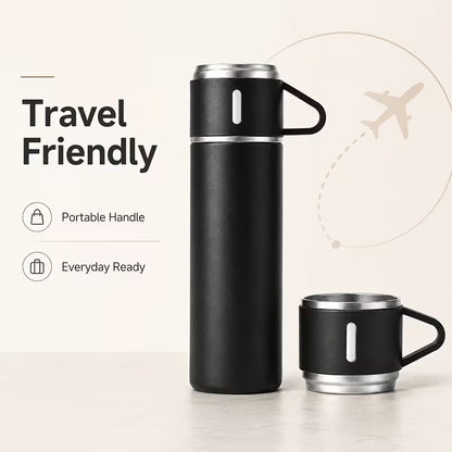 Signature Flask Set(Vacuum Flask & Cups)